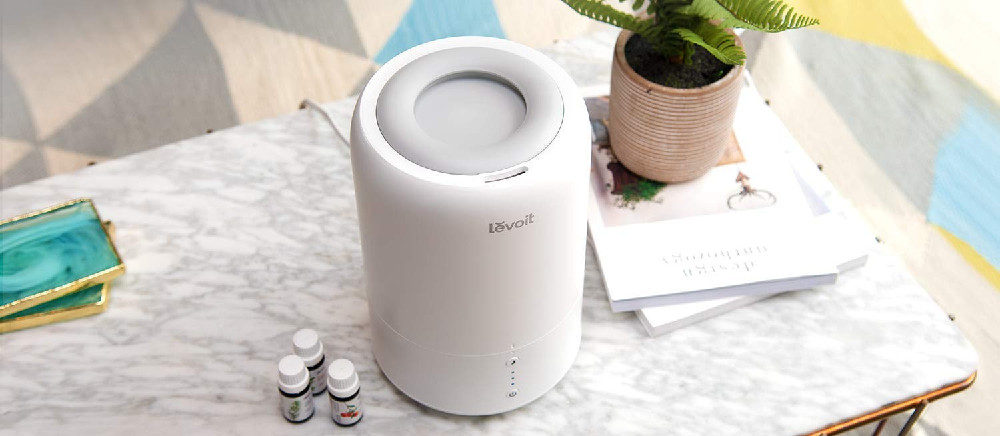 LEVOIT Dual 100 Cool Mist Humidifiers for Bedroom