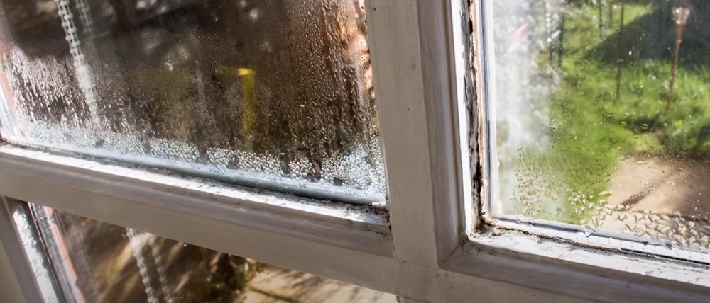 window moisture removal