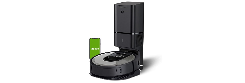 iRobot Roomba i6+ (6550) Robot Vacuum with Automatic Dirt Disposal-Empties Itself, Traps Allergens, Wi-Fi Connected, Works with Alexa, Ideal for Pet Hair, Carpets, + Digital Smart Mapping Upgrade